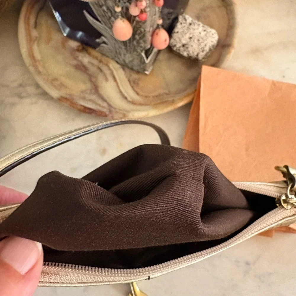 Coach Signature Metallic Wristlet - Picture 8 of 16